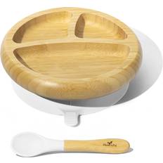 Avanchy Bamboo Tableware Baby Plate with Suction Cup