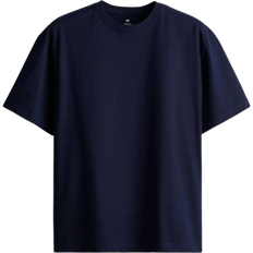 H&M Herre Blå T-shirt Loose Fit