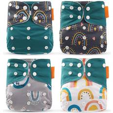 4 Pcs Baby Cloth Diaper Washable BK17