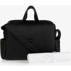 Uzturre Black Faux Leather Changing Bag 41 cm