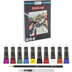 Hobbymaterial Nassau Fine Art Akvarellfärg Målarkit Med Block