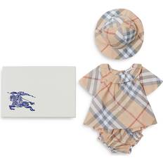 Other Sets Children's Clothing Burberry Emmie Check Cotton Shorts Set - Beige