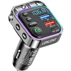 FM-sändare Lencent Bluetooth 5.3 FM Transmitter 30W QC3.0