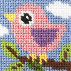 Acrylic Needlework Kits Orchidea Bird Embroidery Kit