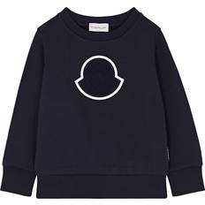 Moncler Sweatshirts Children's Clothing Moncler Kids Logo Cotton Sweatshirt - Navy