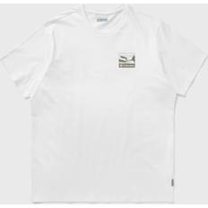 Columbia Men T-shirts Columbia Canyon Back T-Shirt Trailscape - White