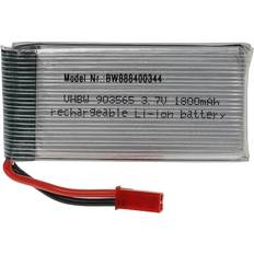 VHBW Batterie Compatible Avec Bec Connecteur 1800mAh 3.7V Li-polymère 69 x 35 x 10 mm