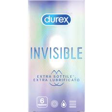 Giocattoli erotici Durex Invisible Extra 6 Preservativi Extra Sottili