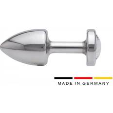Steeltoyz Buttplug Aus Edelstahl Mit Kristall 25mm