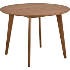 Ebuy24 Roxby 120 x 120 cm Mat Valnød Spisebord 120cm