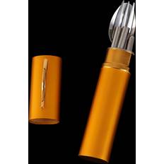 Grandado Stainless Steel Outdoor Spoon Fork Sanitary With Storage Case