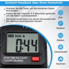 Cwy Mini Fitnesscykel Motionscykel Arm Och Ben Tränare Med Justerbart Motstånd Vit