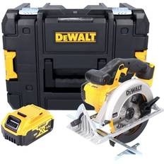 Dewalt Kreissägen Dewalt DCS 391 NT Akku Handkreissäge 18 V 165 mm 1x Akku 5,0 Ah + TSTAK