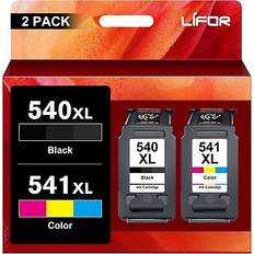 Lifor Twin Pack Replacement for Canon 540 541 Ink Cartridges - 54