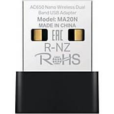 Tarjetas de Red y Adaptadores Bluetooth Mercusys MSYS MA20N WLAN USB Adapter
