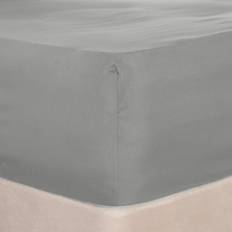 Brentfords Plain Microfibre Bed Sheet Grey (190x137cm)