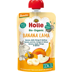 Holle Banana Lama Banan Æble Mango & Aprikos Smoothie 100g 1pak