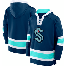 Fanatics Jackets & Sweaters Fanatics Men's Deep Sea Blue Seattle Kraken Inside Line Fleece Pullover Hoodie XL