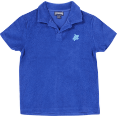 Vilebrequin Boys Frottee Poloshirt - Mittelblau