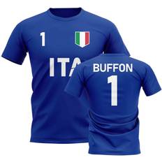 UKSoccershop Gianluigi Buffon Country Code Hero T-Shirt Blue Men's Polyester