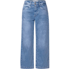 Street One Wide Leg Jeans - Light Blue Washed
