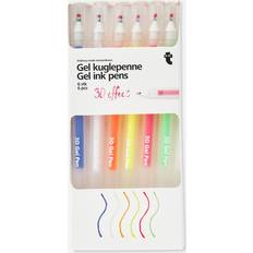 Gelbläckpennor 6 St