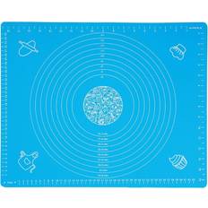 Blåa Bakmattor Goolrc Kitchen Thicken Silicone Rolling Dough Pad 40x50cm Baking Mat