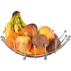 Innoteck Chrome Nest Shape Fruit Bowl
