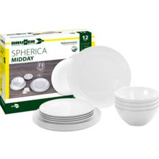 Brunner Friluftskök Brunner Midday Porslinsset Storlek 12 Pieces Färg Vit