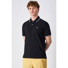 Champion Herre Polotrøjer Champion Poloshirt für Herren aus Baumwoll-Piqué - Schwarz