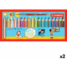 Hobbymaterial Stabilo Färgpennor Multicolour 18 Delar