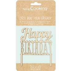 Trä Happy Birthday