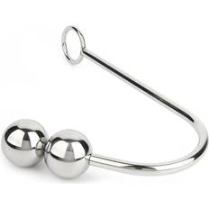 Anal Hook Double Balls 40+40mm Silver