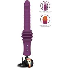 Action Roxer Heating Thrusting Vibrating Sex Machine with Remote Control Purple