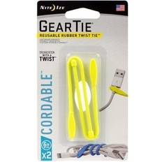 Nite Ize Gear Tie Cordable Twist Tie 6 In 2 Pk