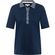 Eterna Dame Polotrøjer Eterna Poloshirt Regular Fit - Dunkelblau