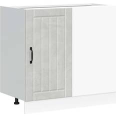 Bathroom Furniture vidaXL Kitchen Base Cabinet Lucca Concrete Grey