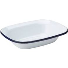 Utopia Eagle Enamel Oblong 6.25" Pie Dish