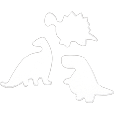 Steel Cookie Cutters Nordwik Gingerbread Dinosaur 3 Piece Set Stainless Steel Cookie Cutter