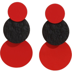 Shein Textured Round Drop Earrings