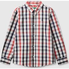 S Shirts Children's Clothing United Colors of Benetton Kids' Check Long Sleeve Shirt - Multi