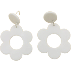 Shein Hollow Out Flower Drop Earrings