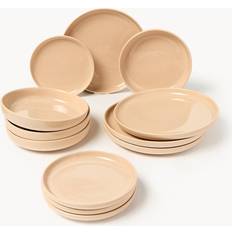 Porzellan Geschirr Set Nessa 4 Personen 12-tlg