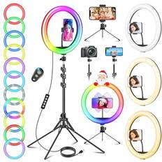 Ring light stativ GerTong 11.5 Tum Ringljus Med Stort Stativ