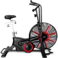 Titanium Black Adjustable Resistance Exercise Bike 130 x 134 x 58.5 cm