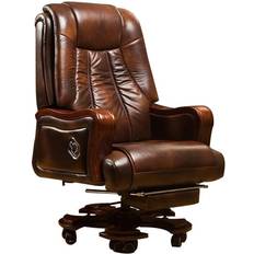 Kontorsstol med fotstöd Snamice Luxury Boss Chair Big Tall Executive Office Chair Kontorsstol