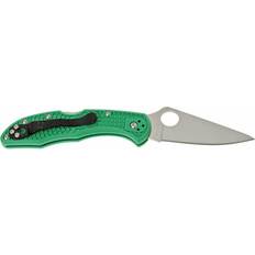 Spyderco Handverktyg Spyderco Delica Lockback Green Fickkniv