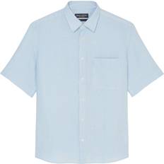 Marc O'Polo Herr Skjortor Marc O'Polo Kent Collar Short Sleeves Kortärmade Skjortor - Homestead Blue