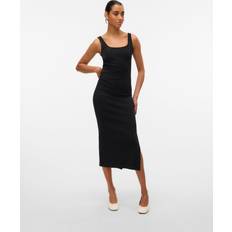 Jersey Kjoler Vero Moda Vmchloe Lang Kjole - Black