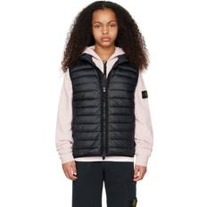 Nylon Polstrede veste Børnetøj Stone Island Loom Woven Chambers R-Nylon Down Vest - Blue